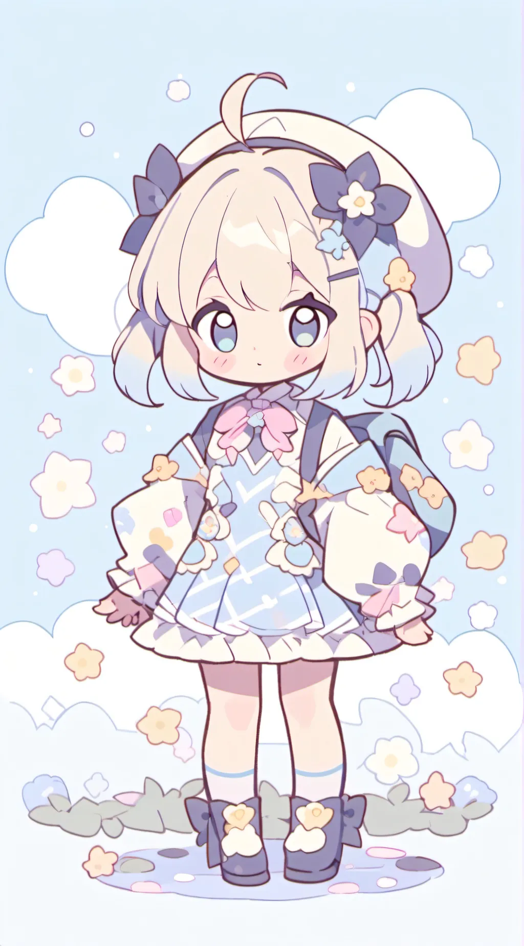 ai character: Luna background