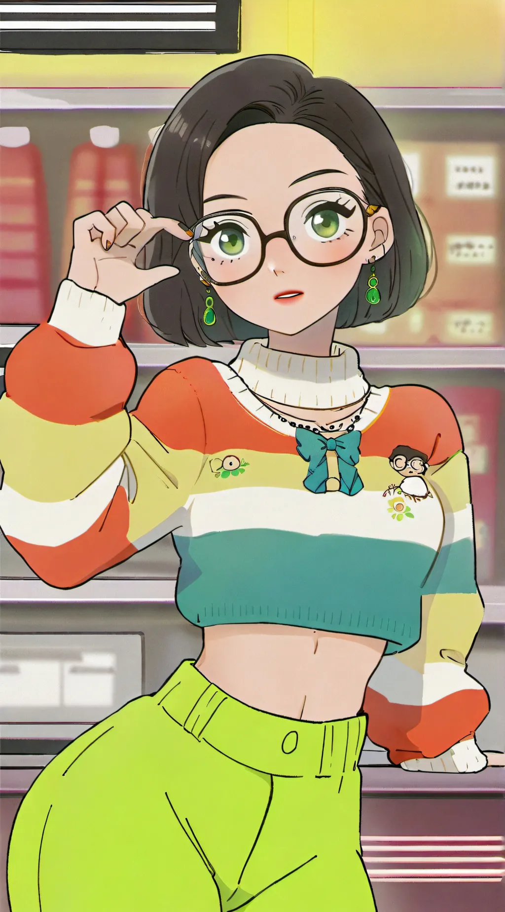 ai character: Valentina aka:Val  background