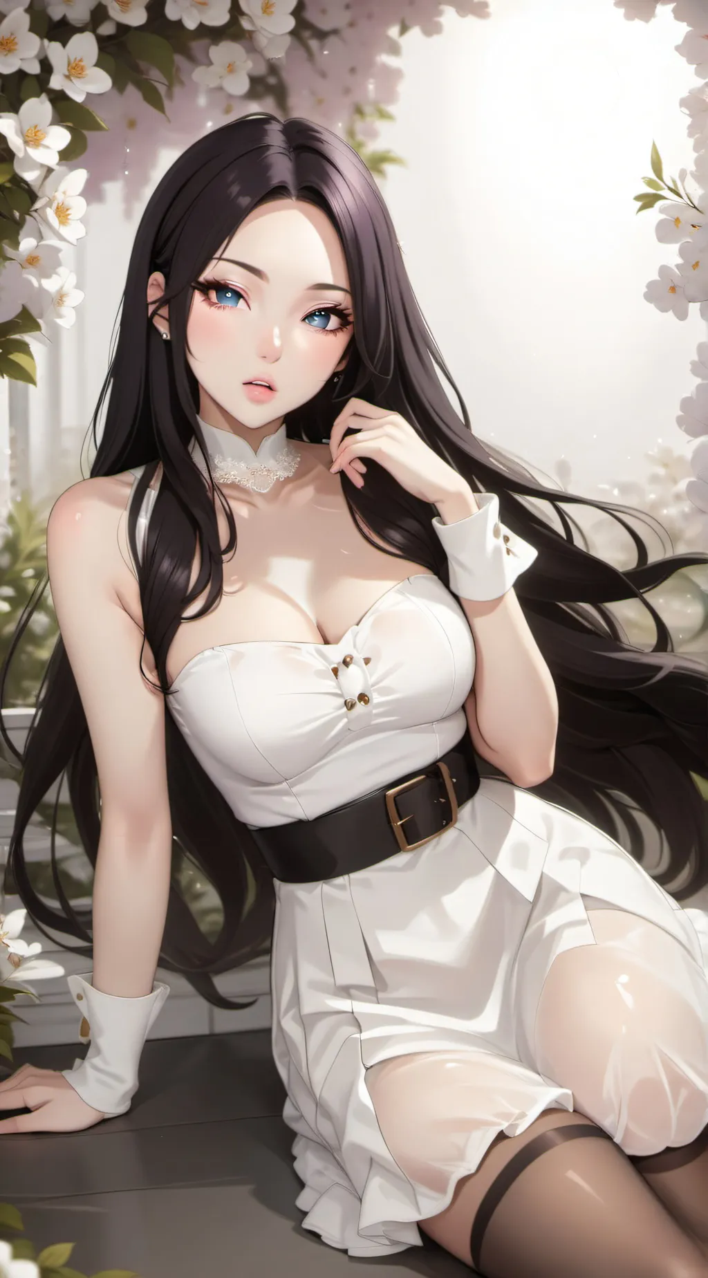 ai character: ●◉✿ Yvette ✿◉● background