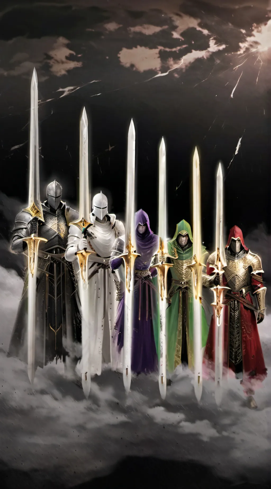 ai character: 5 strongest knight background