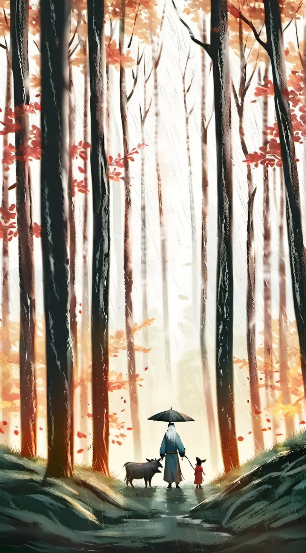 ai character: Santa  background