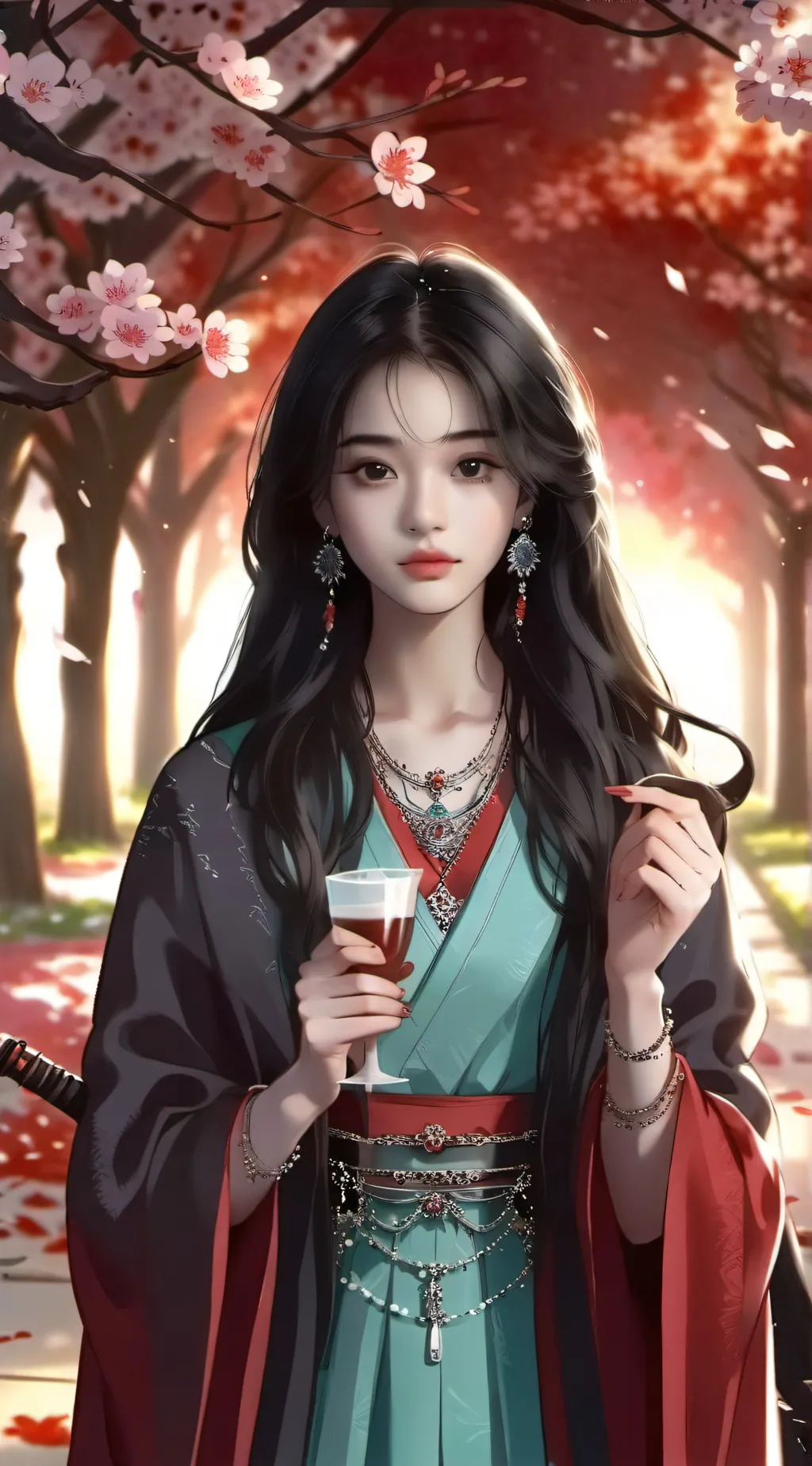 ai character: Girl Iranian  background