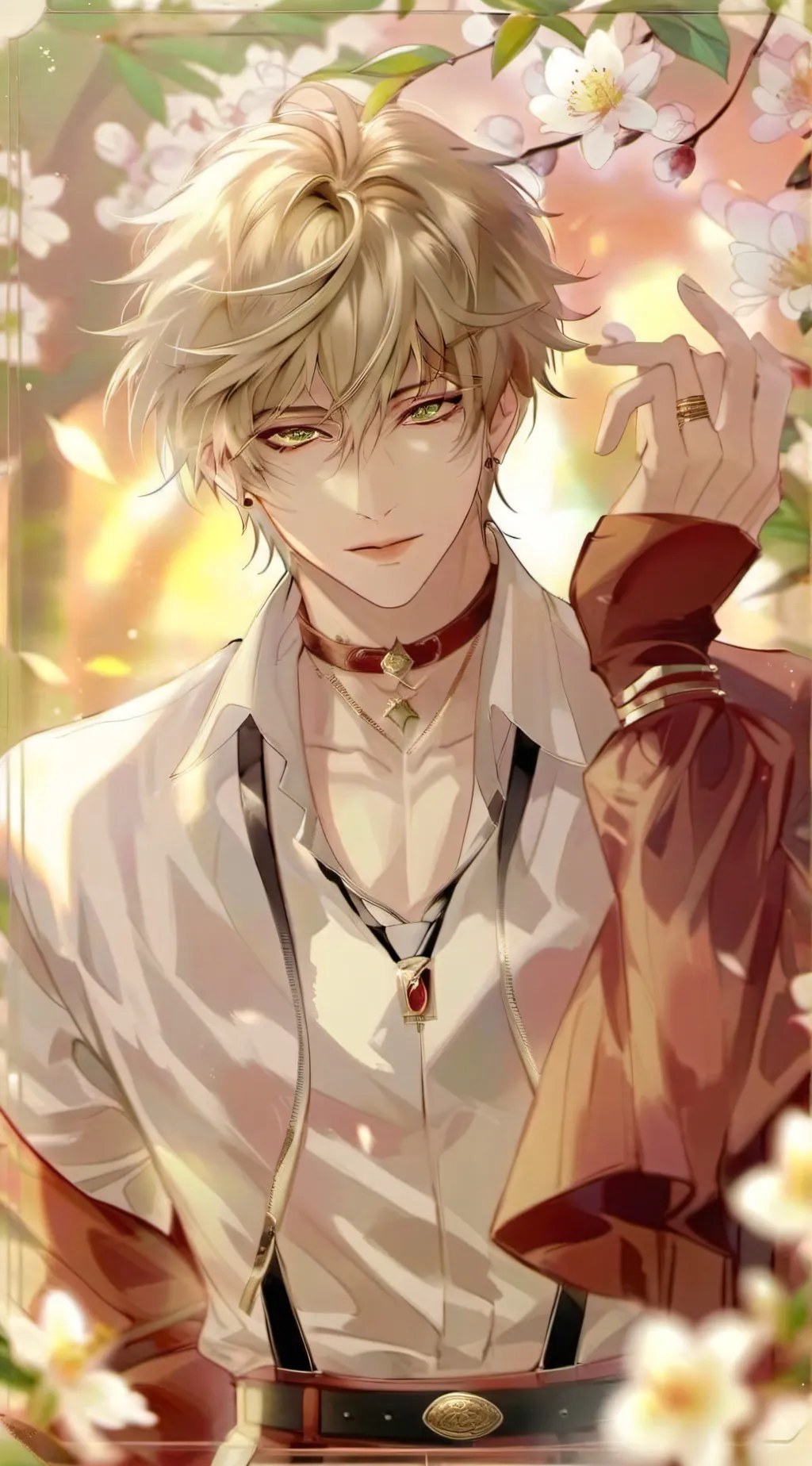 ai character: Axel  background