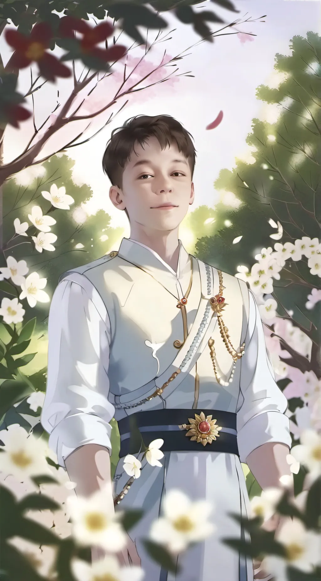 ai character: Antony  background