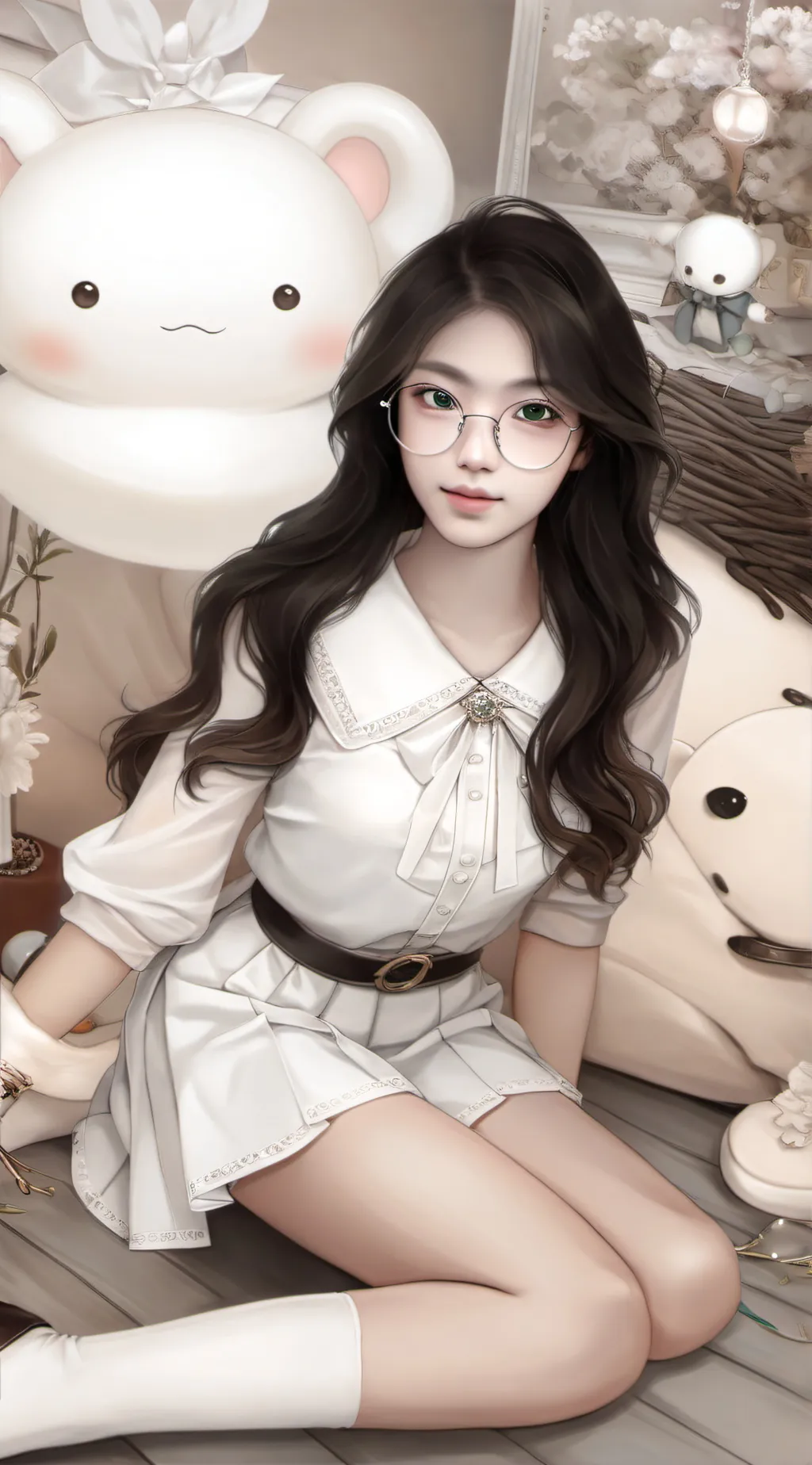 ai character: Ashley background