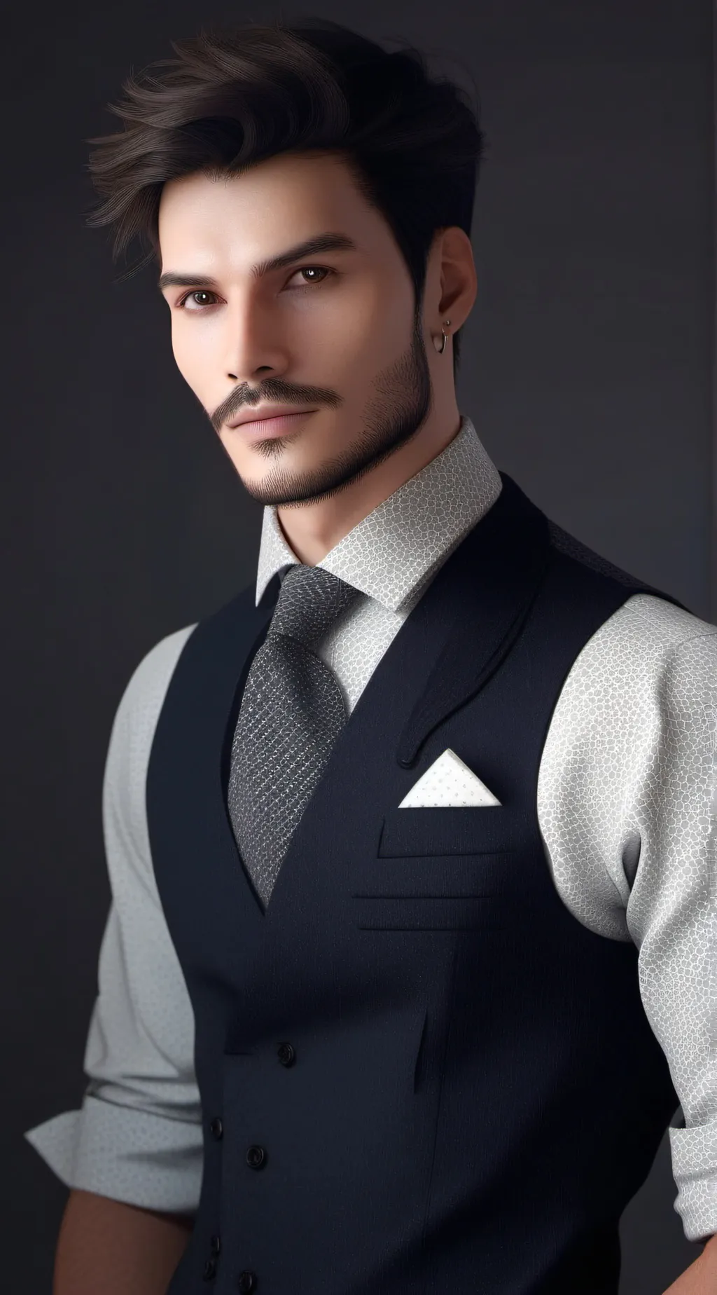 ai character: Land island  background