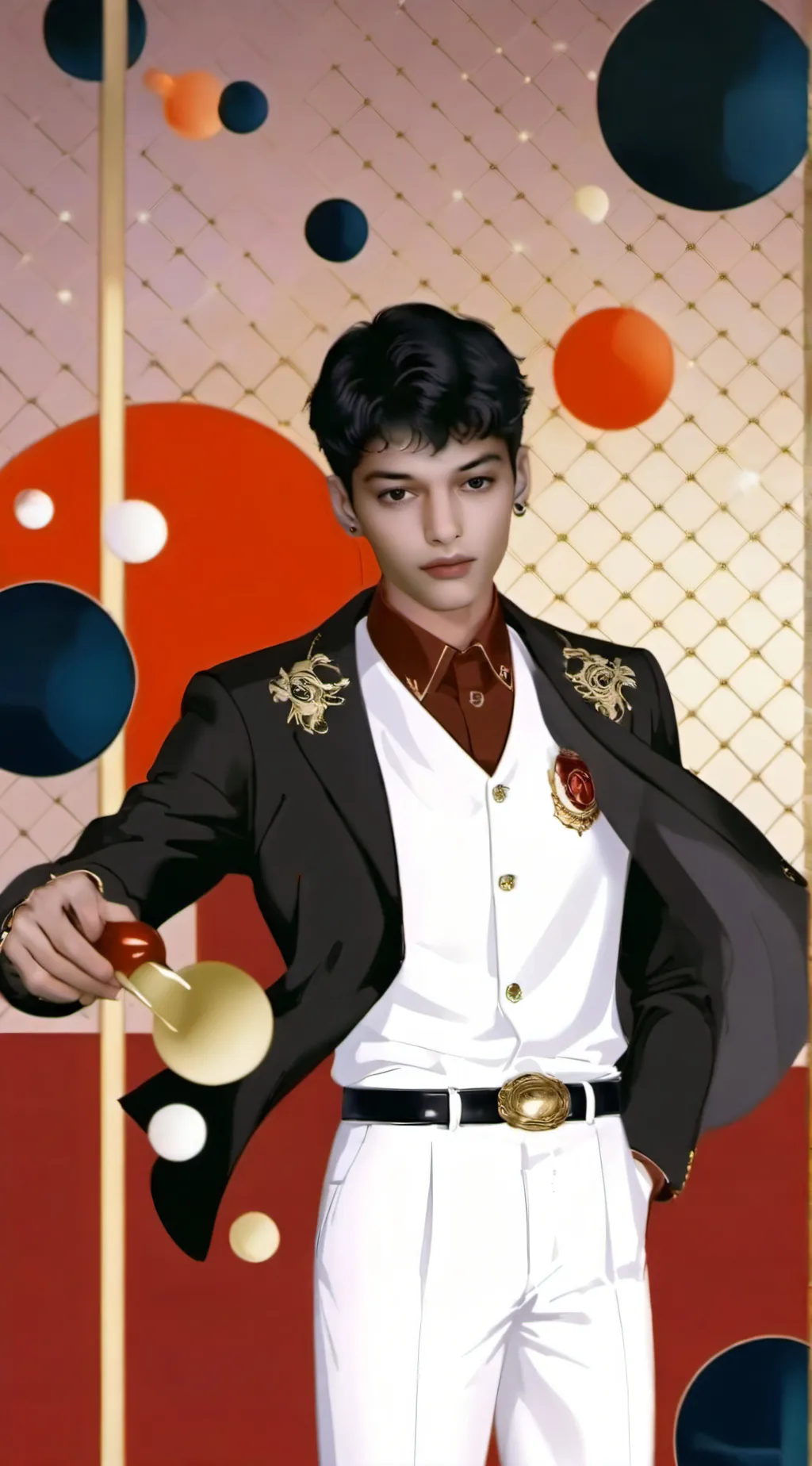 ai character: Sánchez lucassi  background