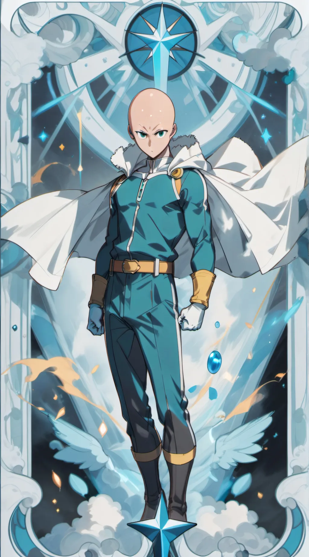 ai character: One punch man background