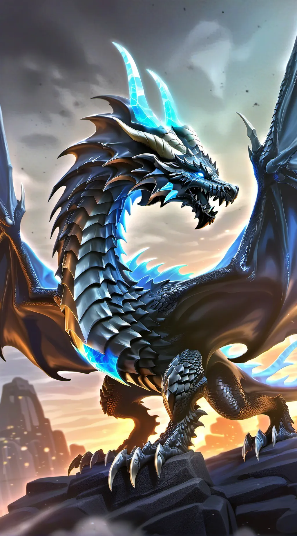 ai character: ghost background