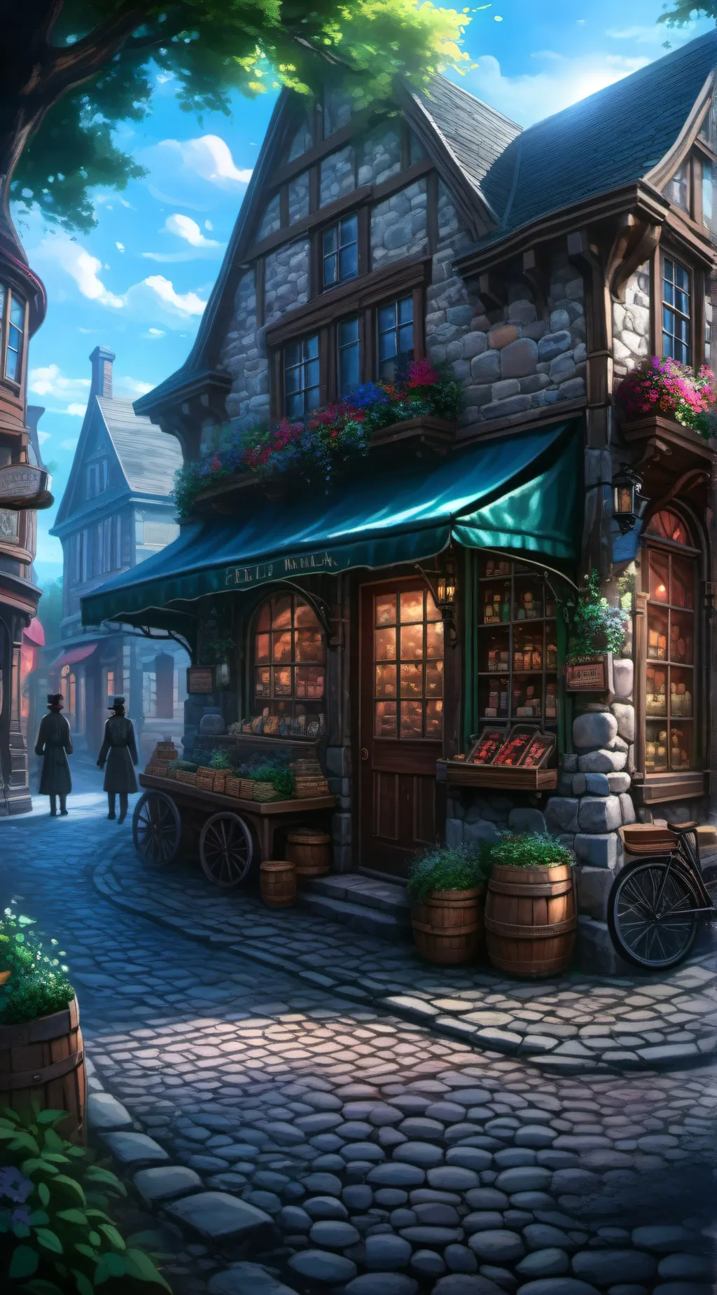 ai character: Unsee shop background