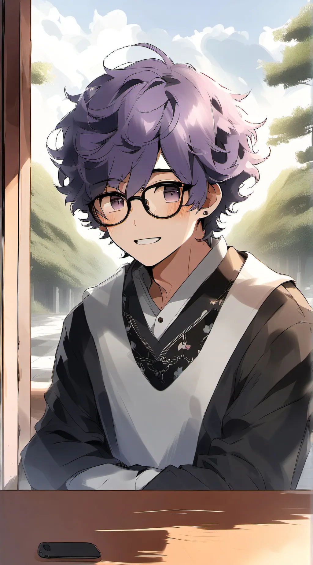 ai character: Robert  background