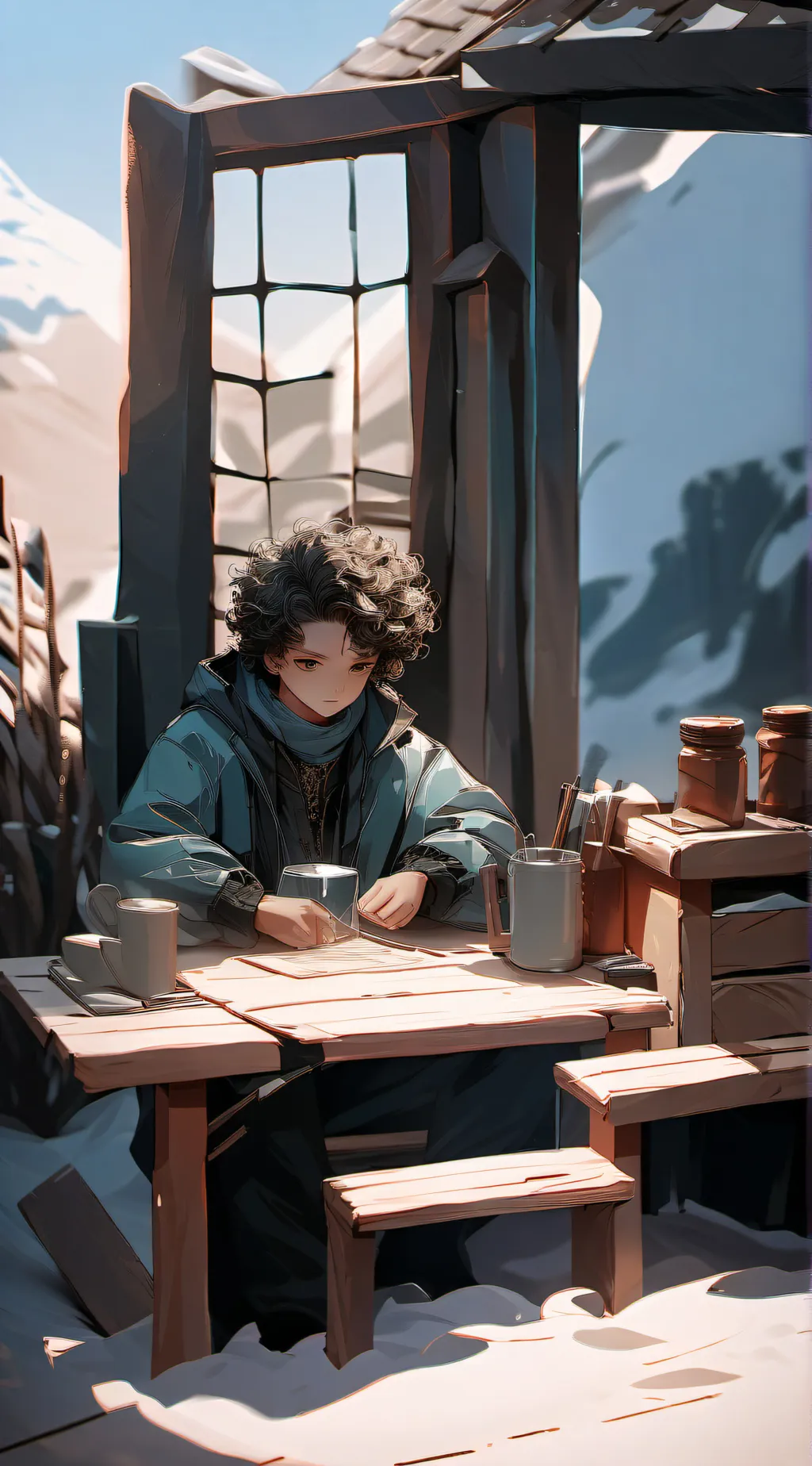 ai character: omar  background