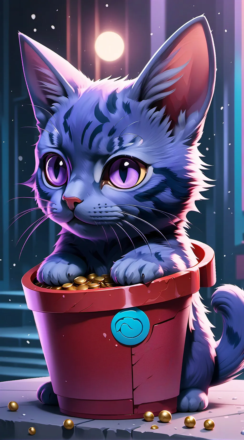 ai character: Catnap background