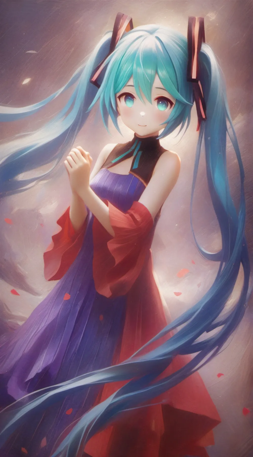 ai character: miku background