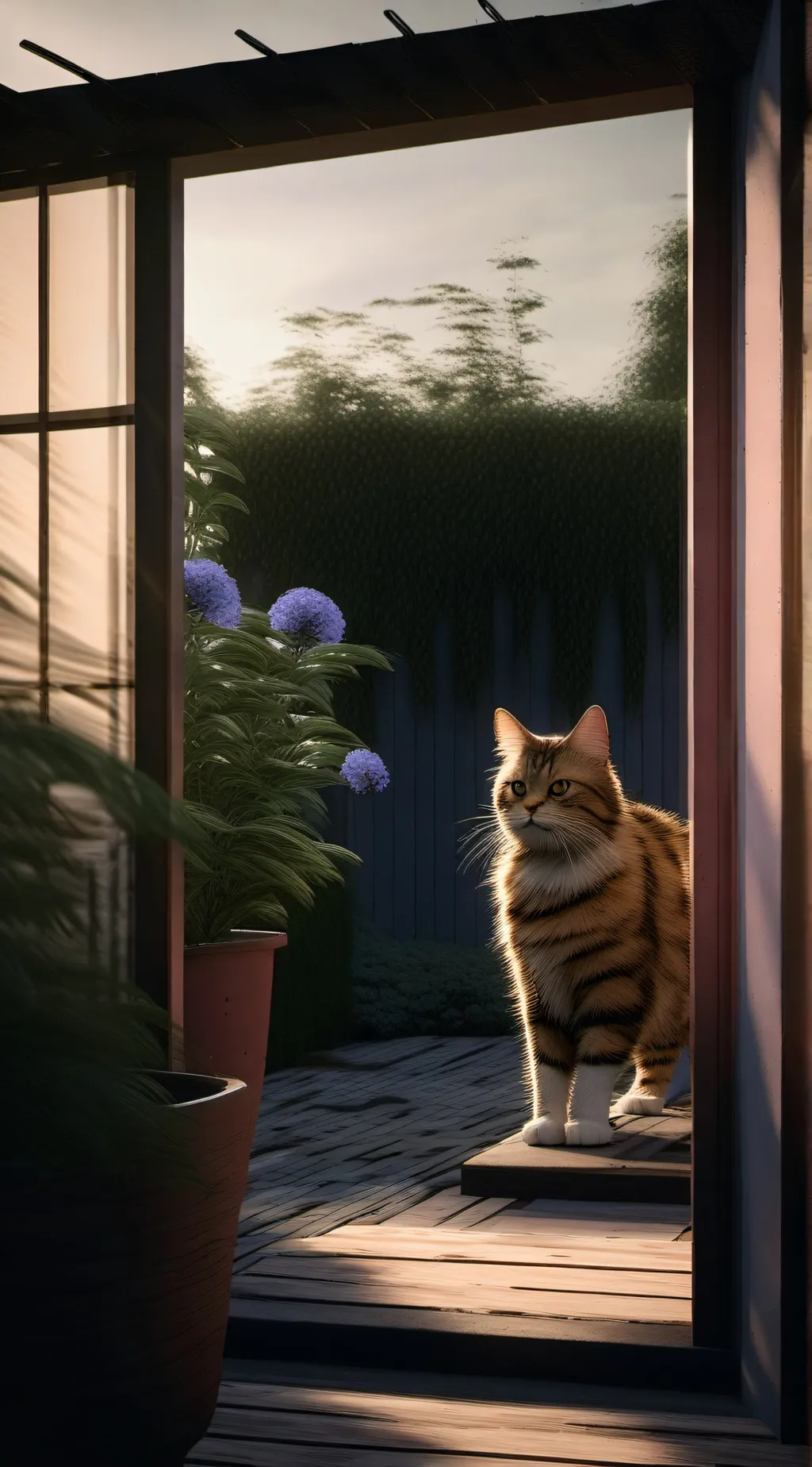 ai character: Gizmo the cat   background