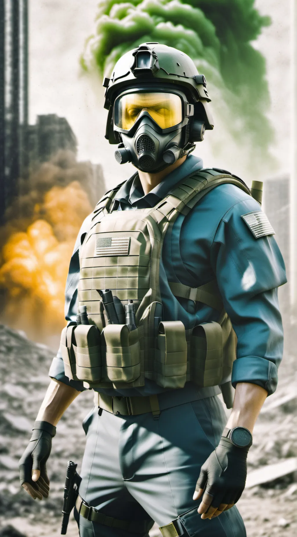 ai character: John raves  background