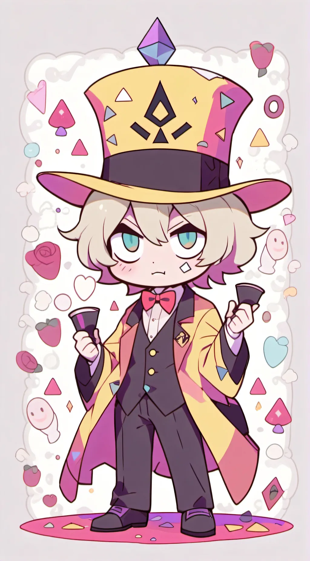 ai character: bill cipher background