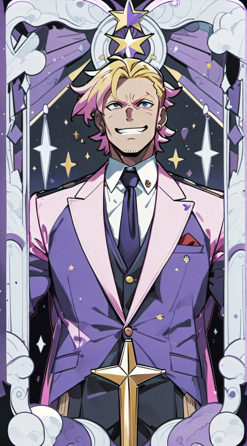 ai character: ALL MIGHT!!! background