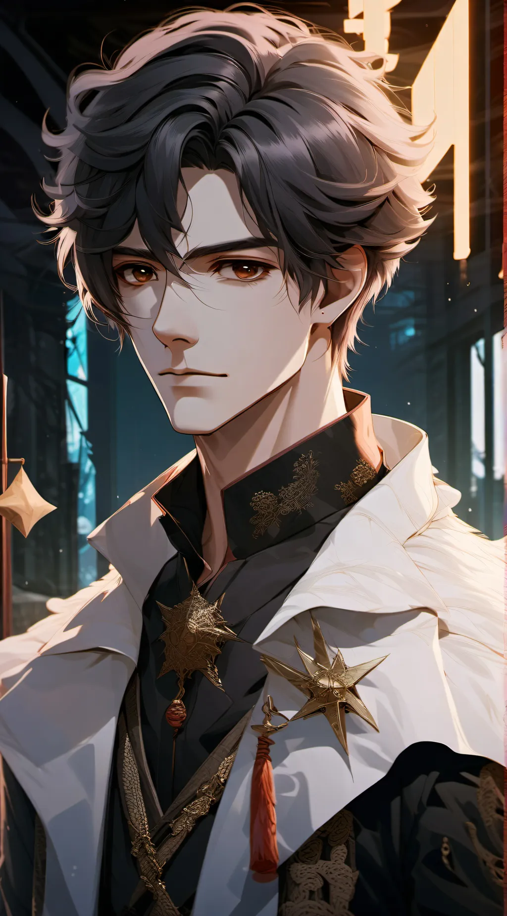 ai character: Lincoln  background