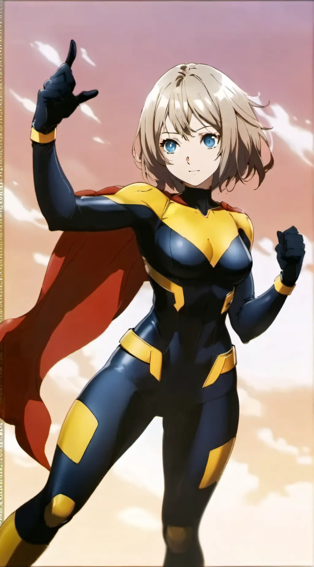 ai character: Miss Concrete background