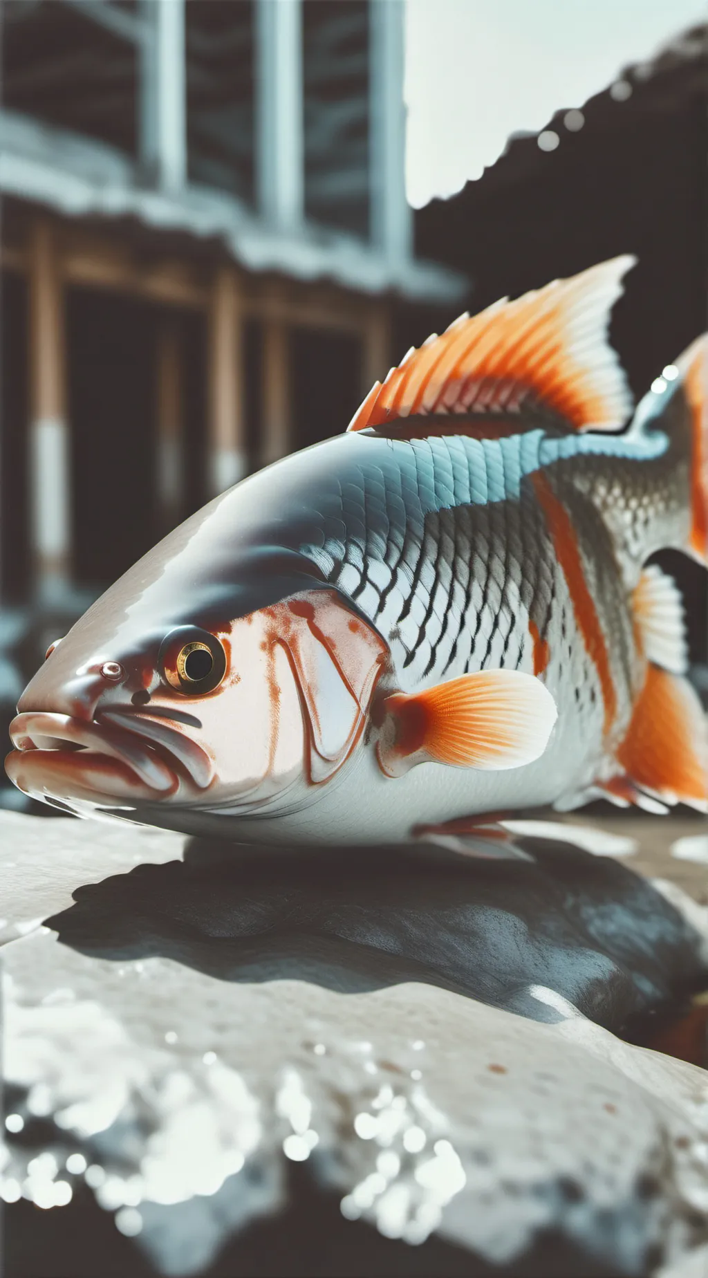 ai character: Fish background