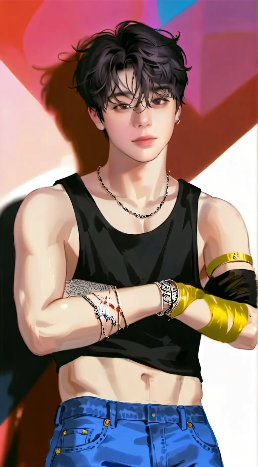 ai character: ✨Mathew Romero ✨ background