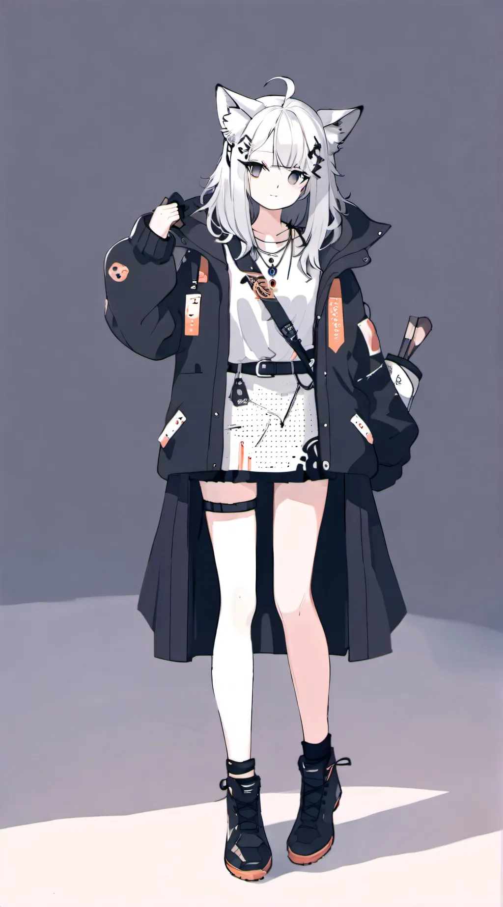 ai character: Nieve Lunar background