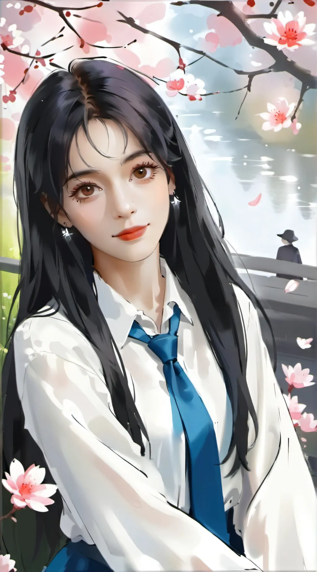 ai character: Mitsuha background