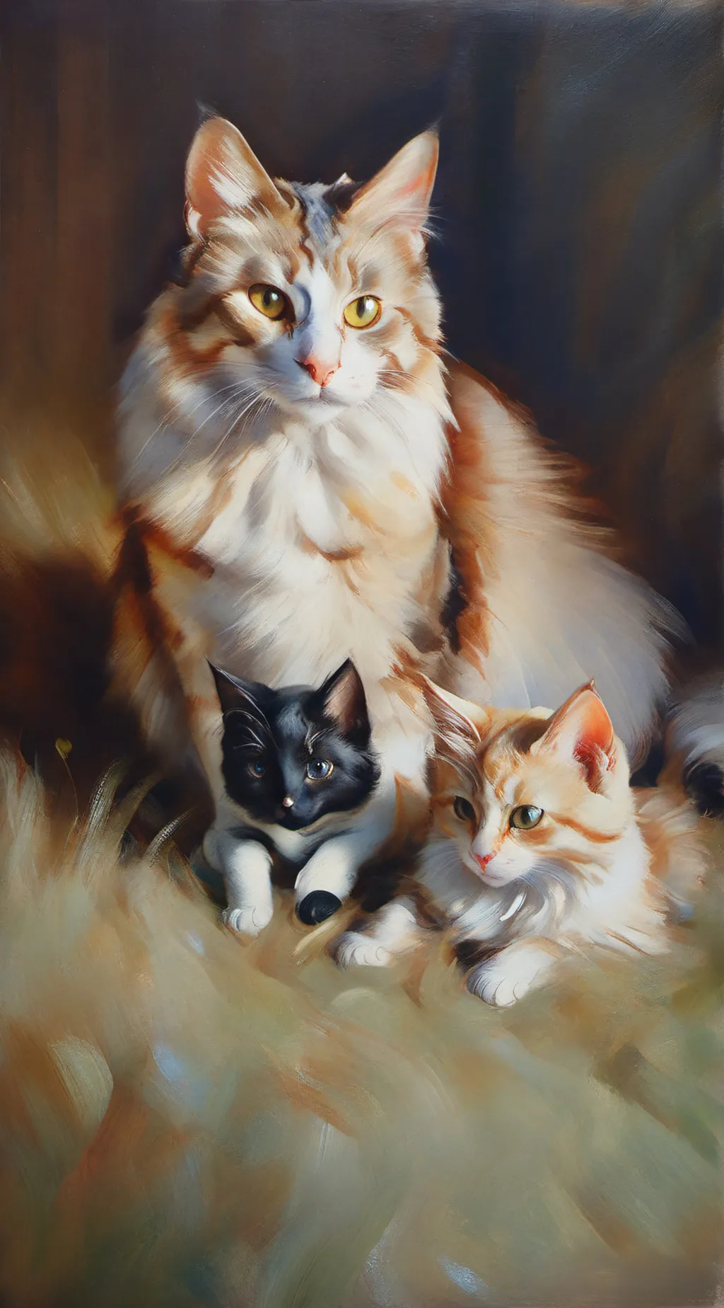 ai character: Hi background