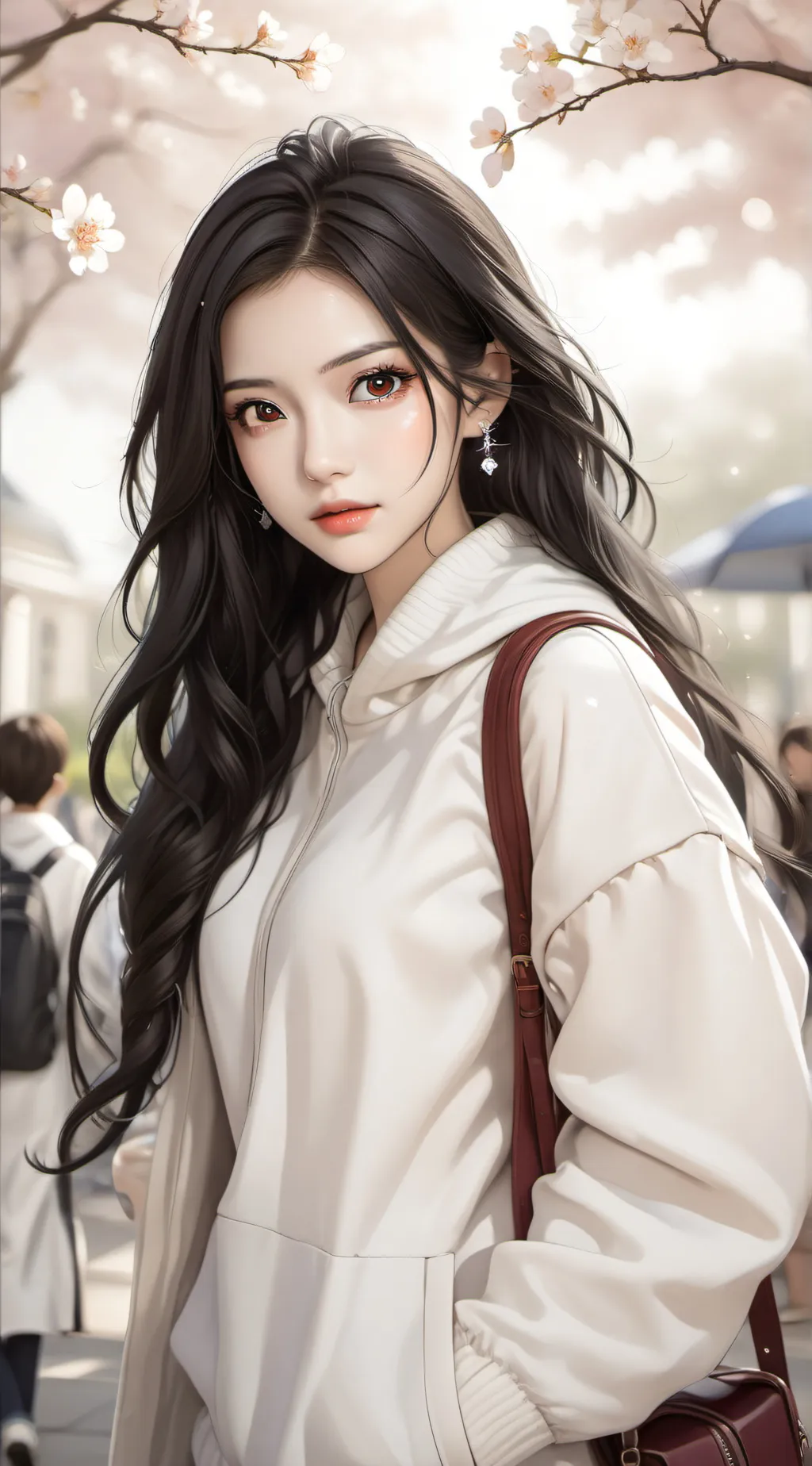 ai character: Sakura background