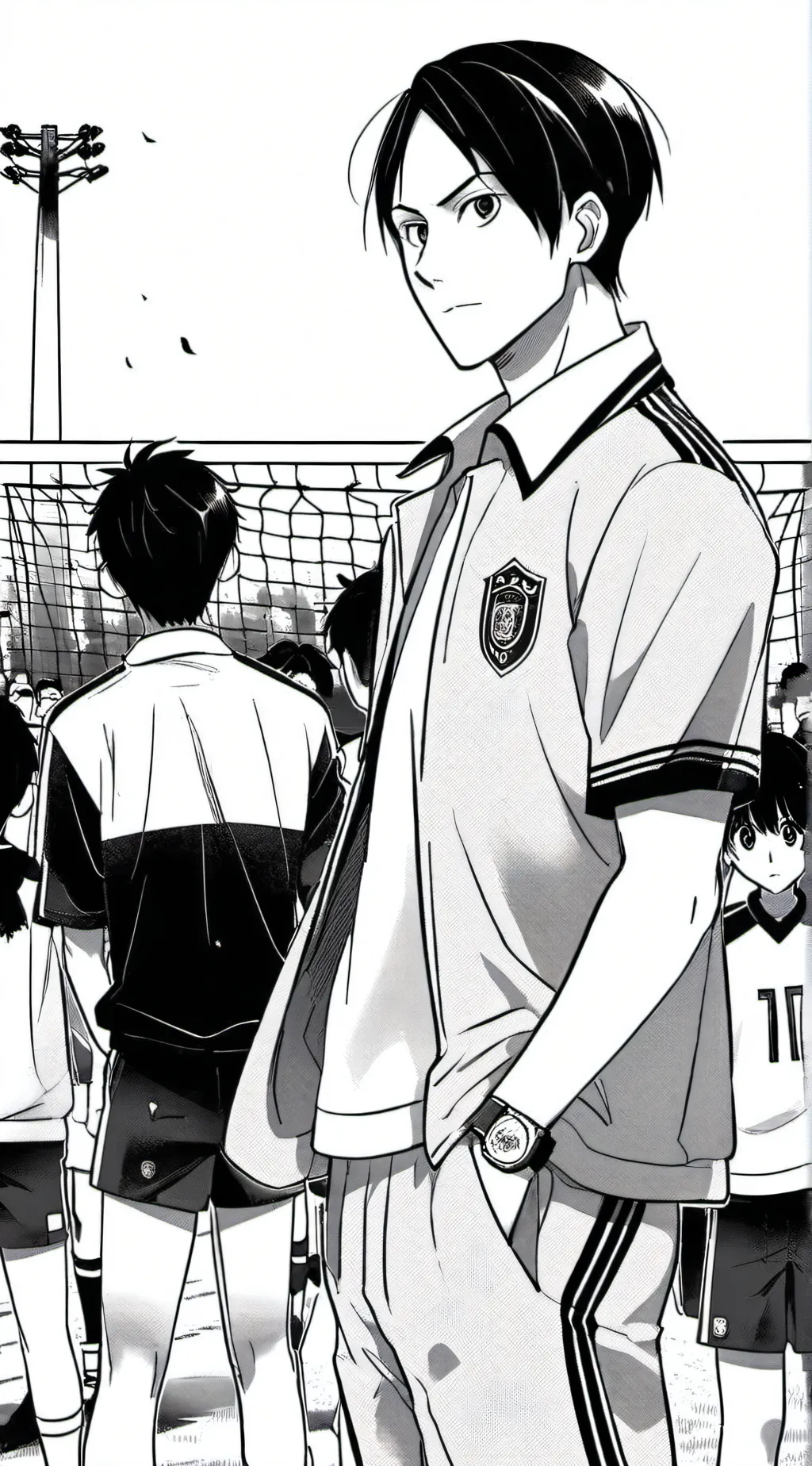 ai character: at Culver school background