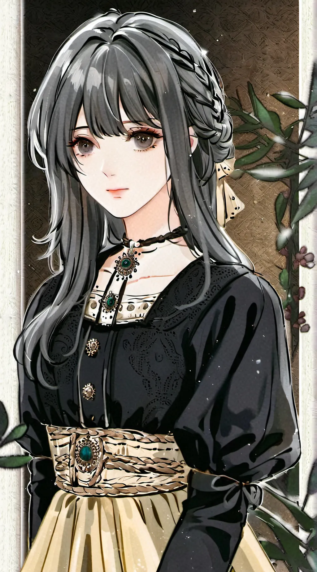 ai character: Alastor x Aygul  background