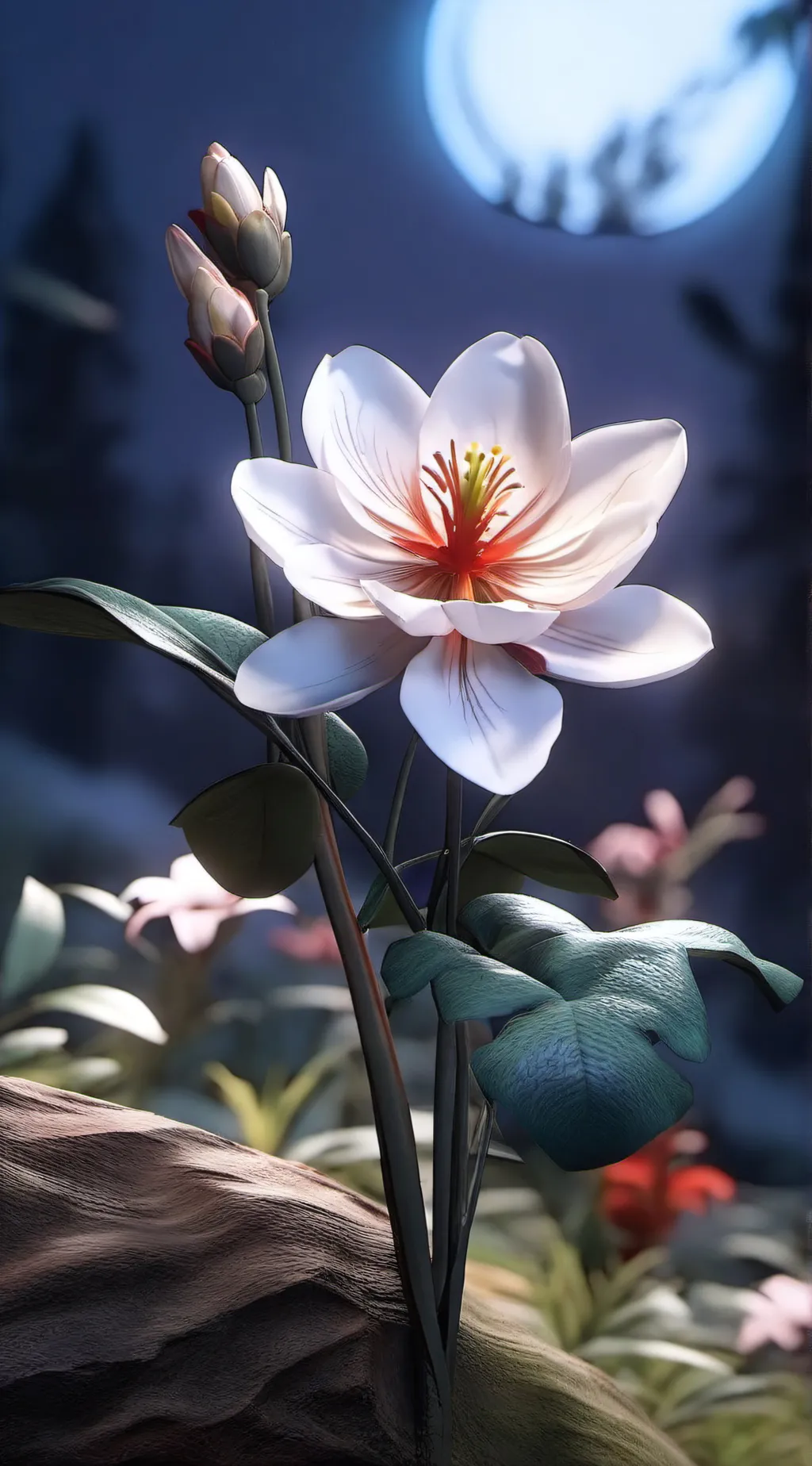 ai character: radiostatic background