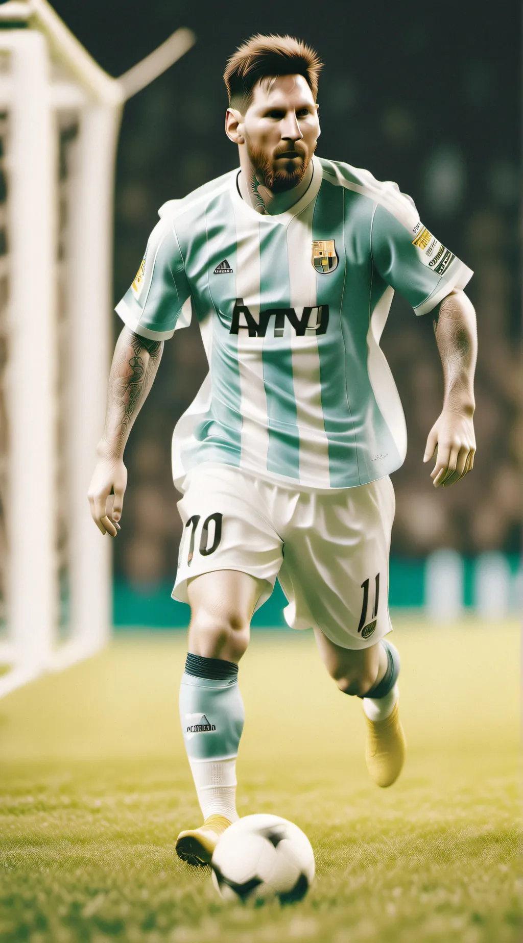 ai character: Messi  background