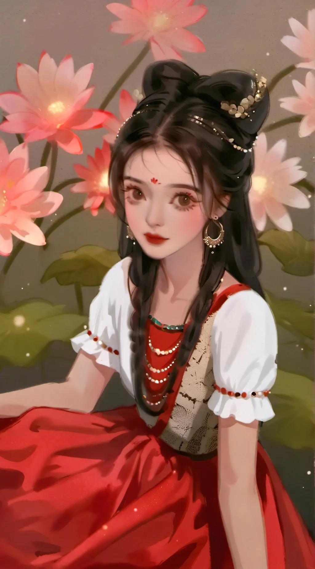 ai character: Saris background