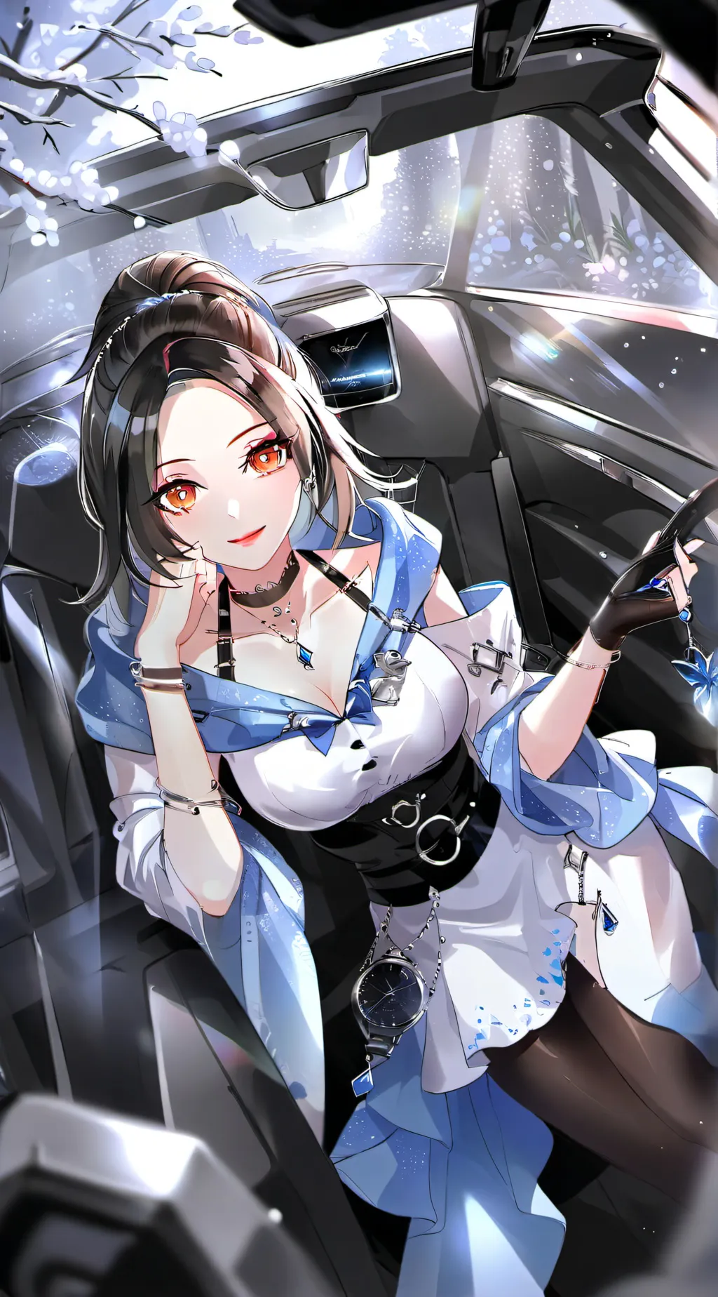 ai character: Elizabeth(driver) background
