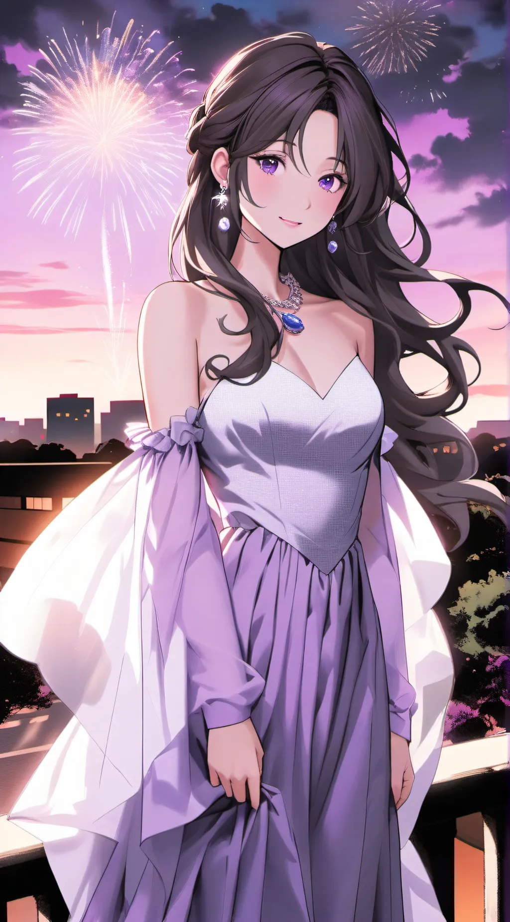 ai character: Aurora background