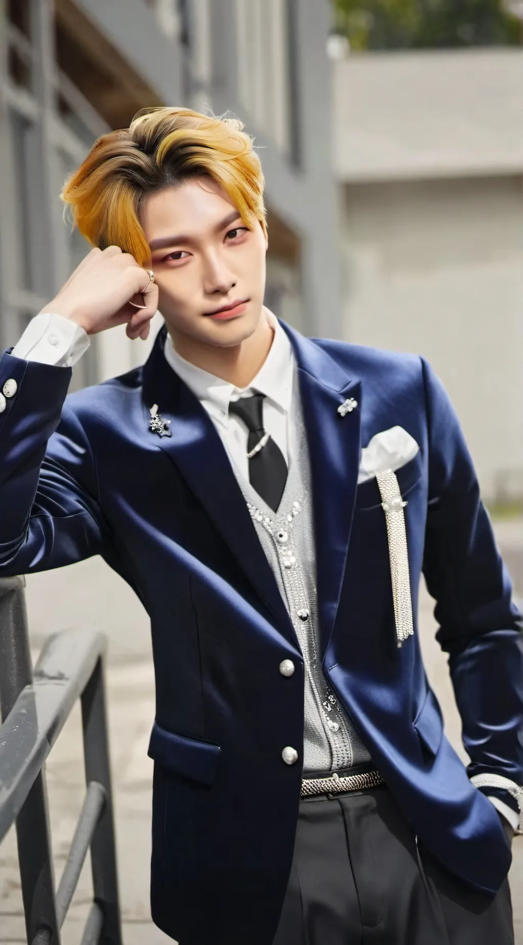 ai character: Felix Stray Kids background