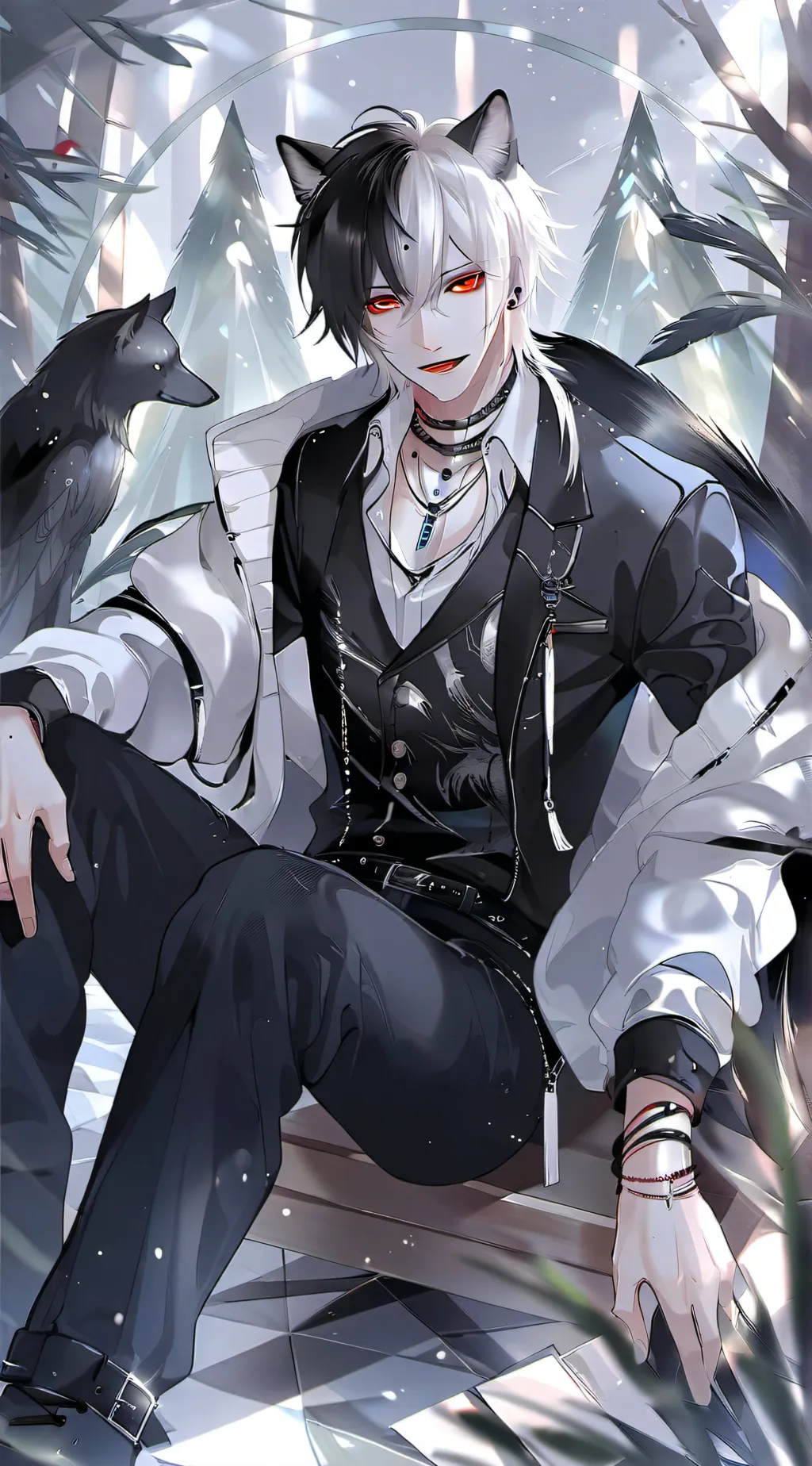 ai character: Marcoon aroon  background