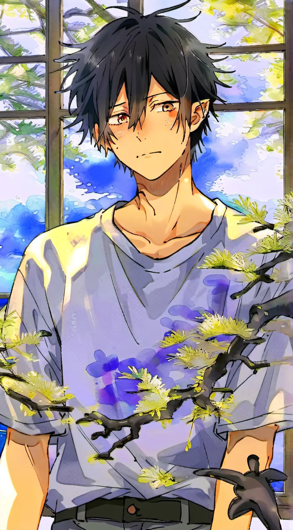 ai character: Lucas background