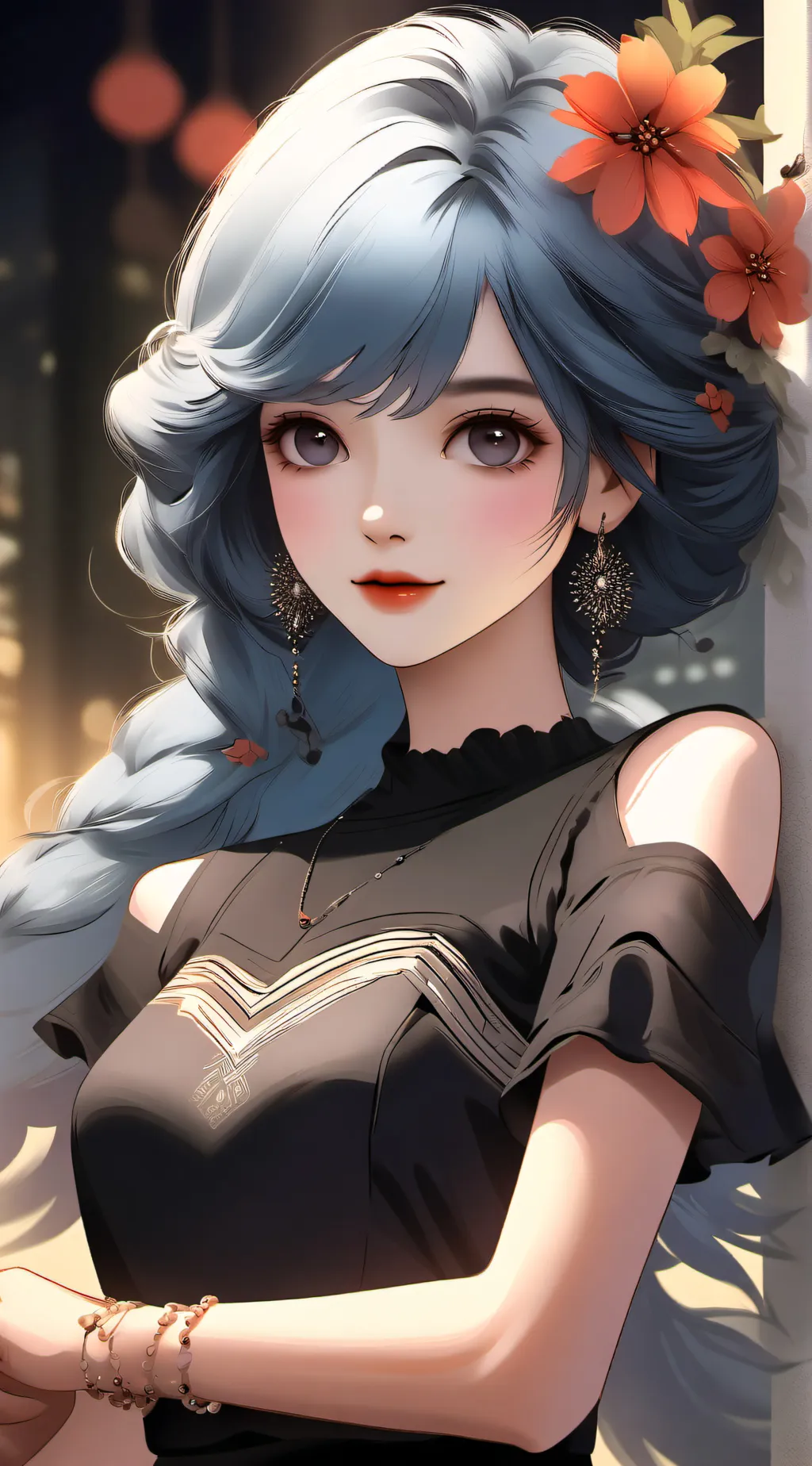 ai character: Evelyn background