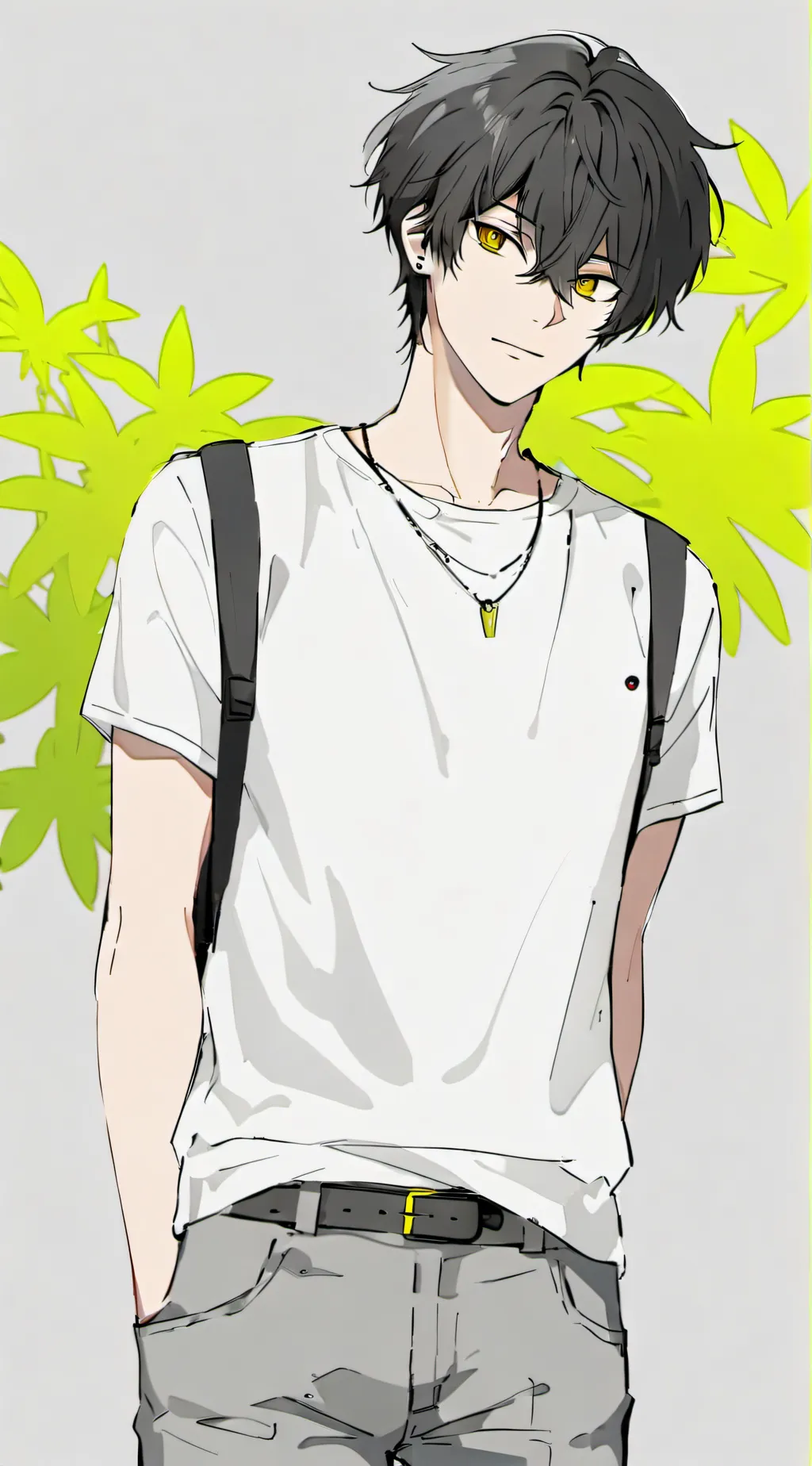 ai character: Focus background