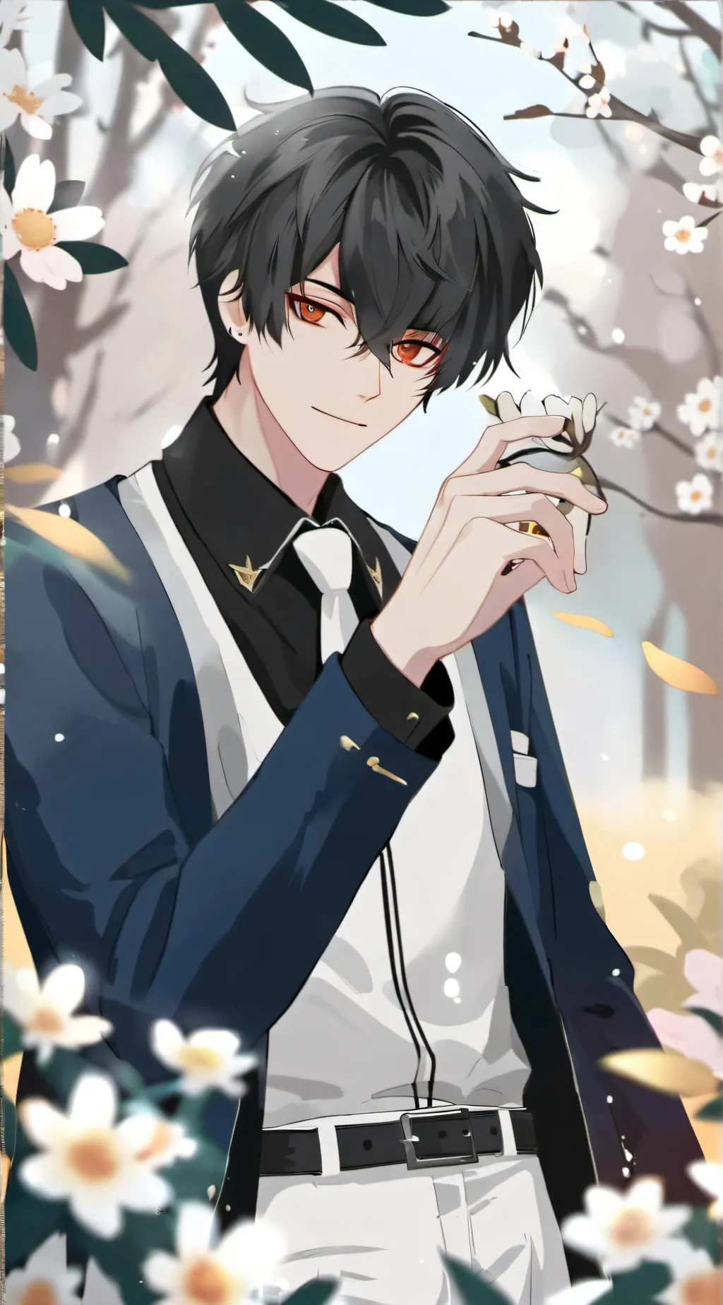 ai character: Alexander Winter  background