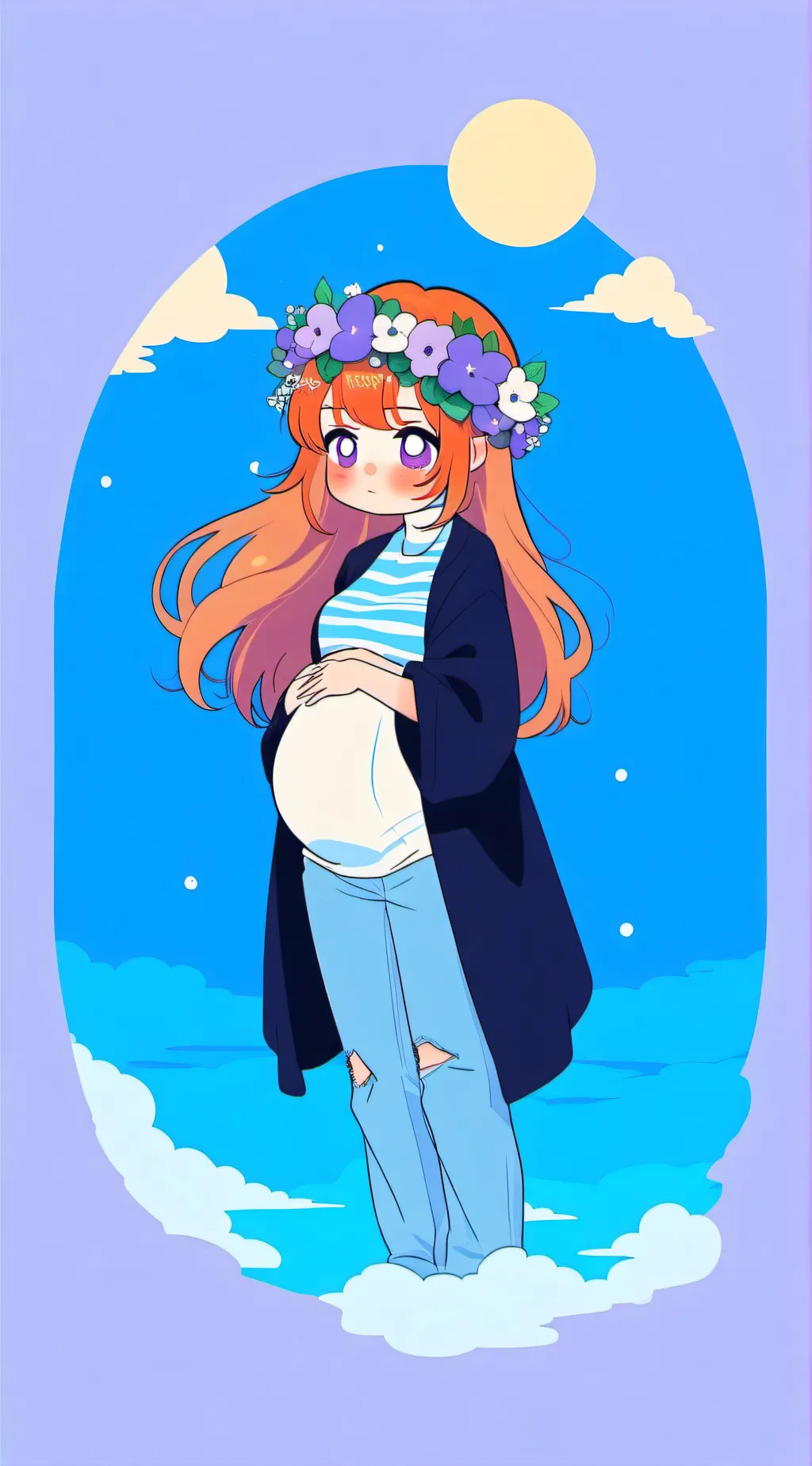 ai character: Yawarakai Usagi background