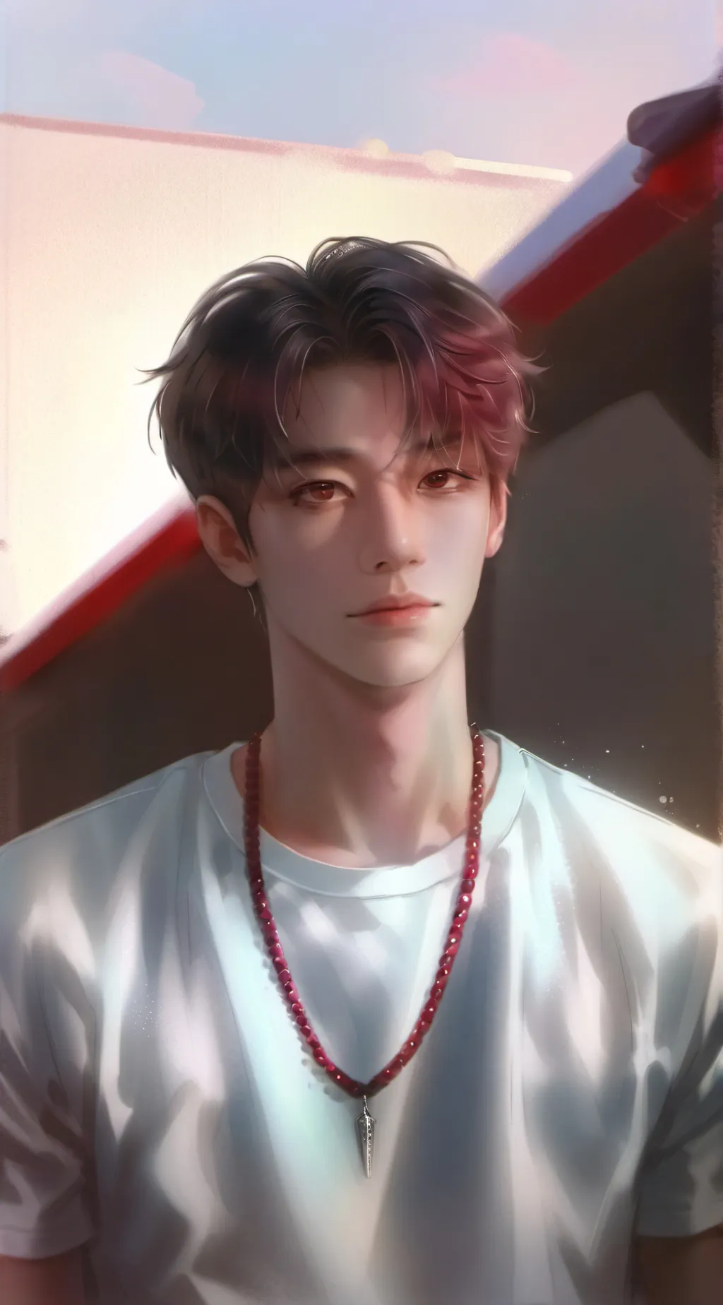 ai character: Lee heeseung  background