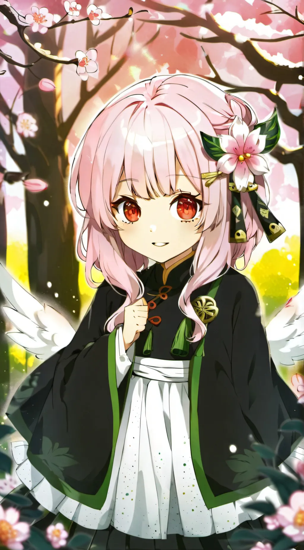 ai character: KNY future hashira background