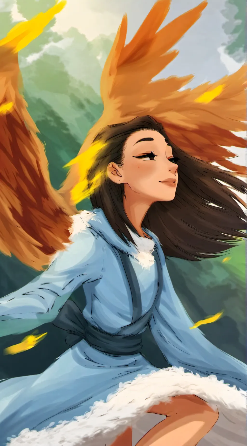 ai character: kim lany background