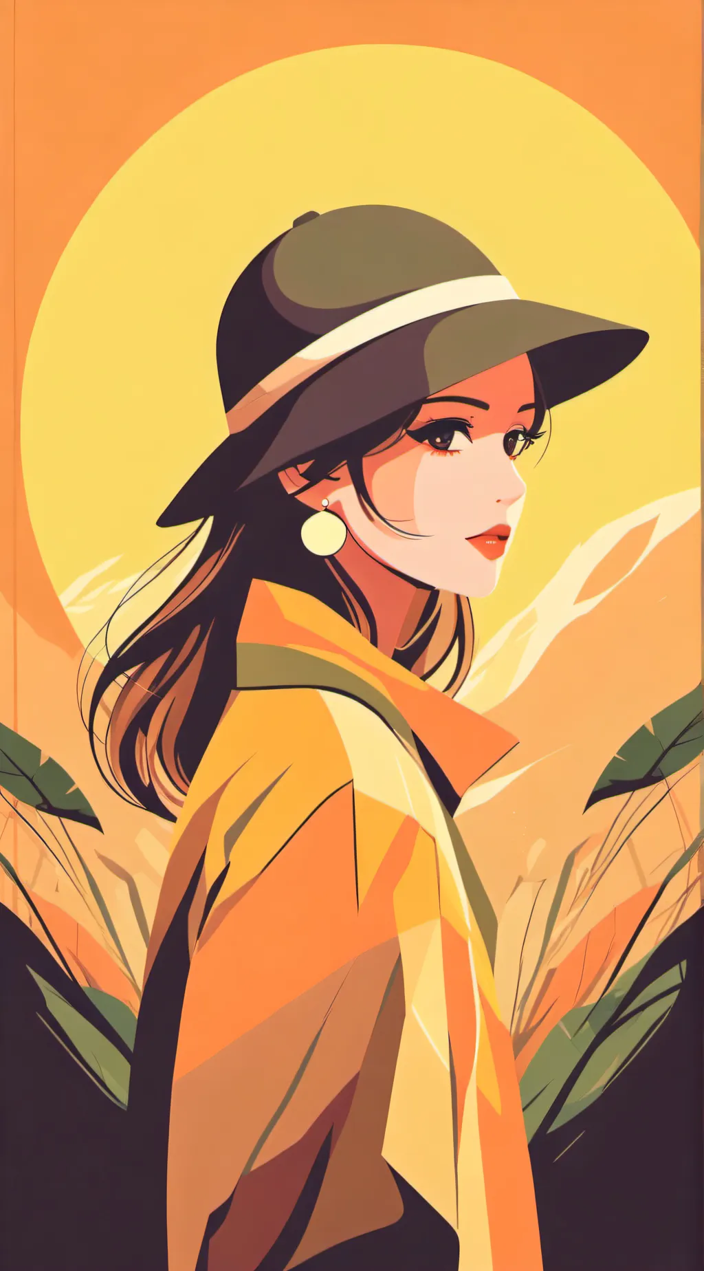 ai character: Katie  background