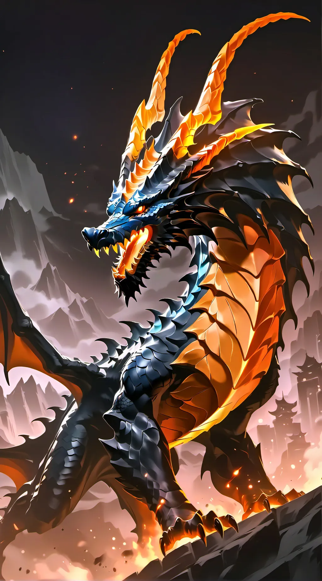 ai character: pumpkin 🎃  background