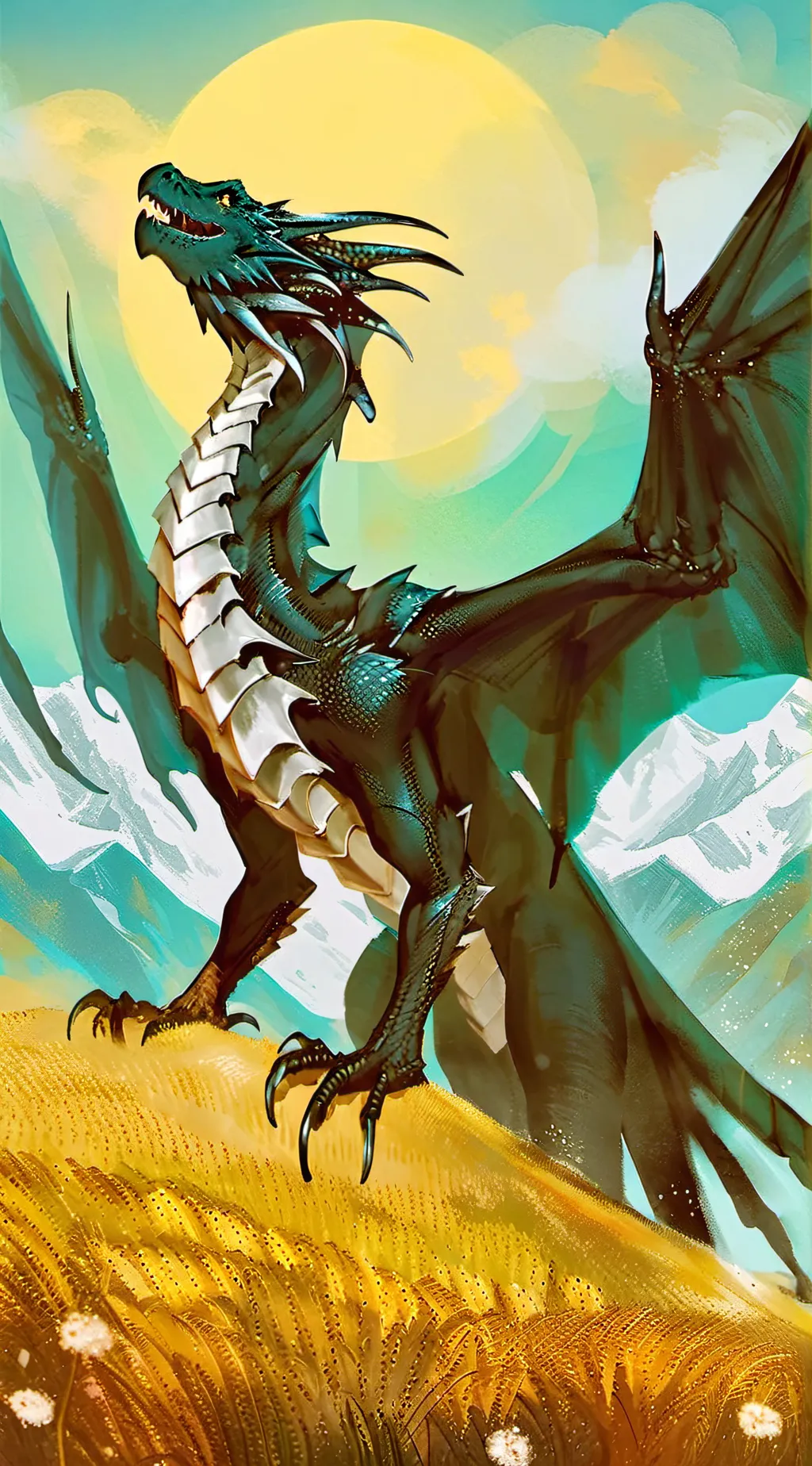 ai character: Pistachio background